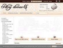 Tablet Screenshot of pekny-domov.cz